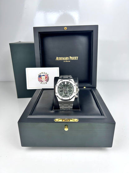 Audemars Piguet Royal Oak Chronograph - Green Dial - 2022 - 26240ST