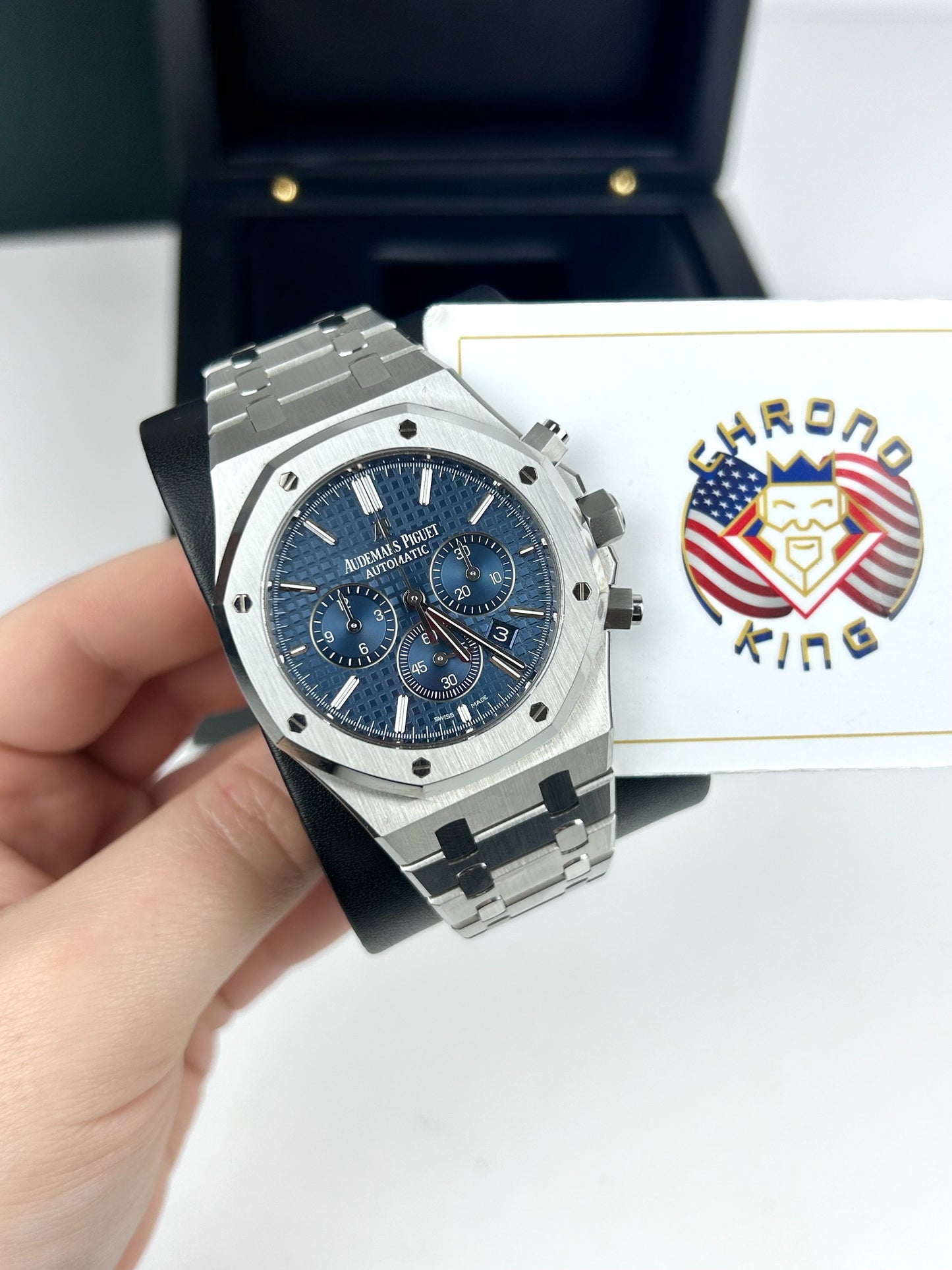 Audemars Piguet Royal Oak Chronograph - Blue Dial - 2016 - 26320ST