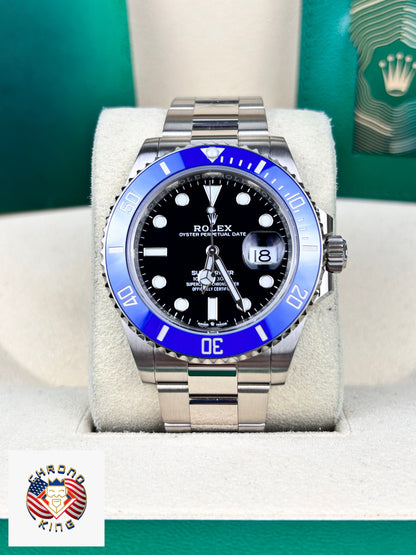 Rolex Submariner - Black Dial Blue Bezel - 2022 - 126619LB -  White Gold