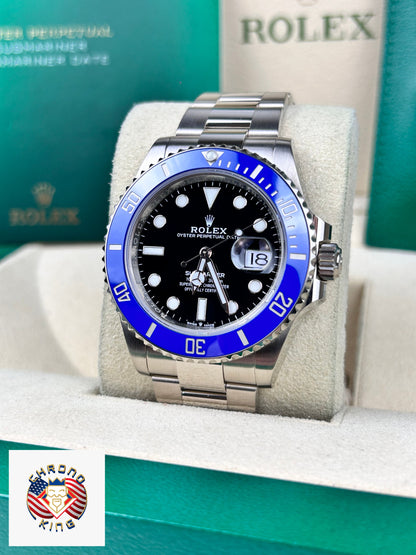 Rolex Submariner - Black Dial Blue Bezel - 2022 - 126619LB -  White Gold