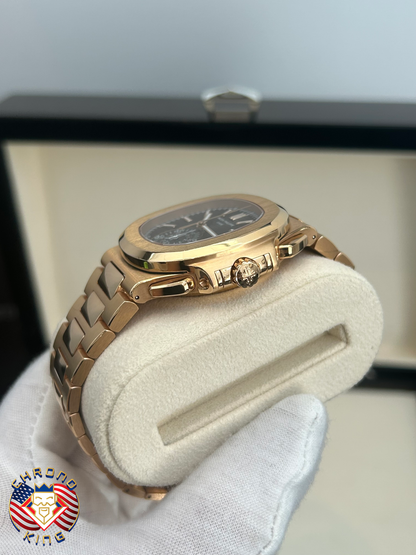 Patek Philippe Nautilus - 5980R - Rose Gold - 2018 - Brown Dial