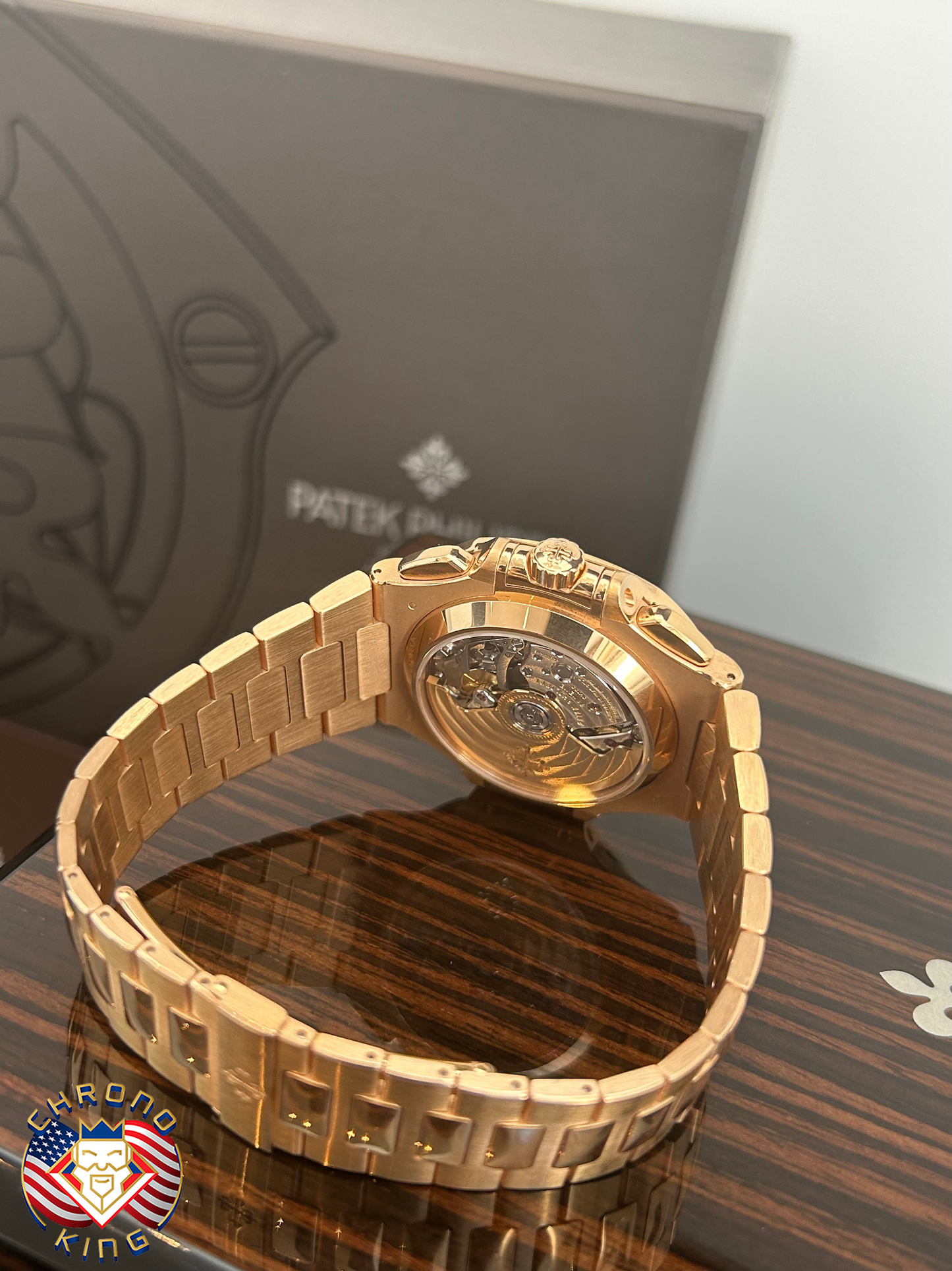 Patek Philippe Nautilus - 5980R - Rose Gold - 2018 - Brown Dial