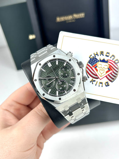 Audemars Piguet Royal Oak Chronograph - Green Dial - 2022 - 26240ST